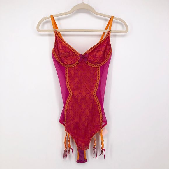 Agent Provocateur Other - Agent Provocateur Bodysuit Abracadabra Garter Bra